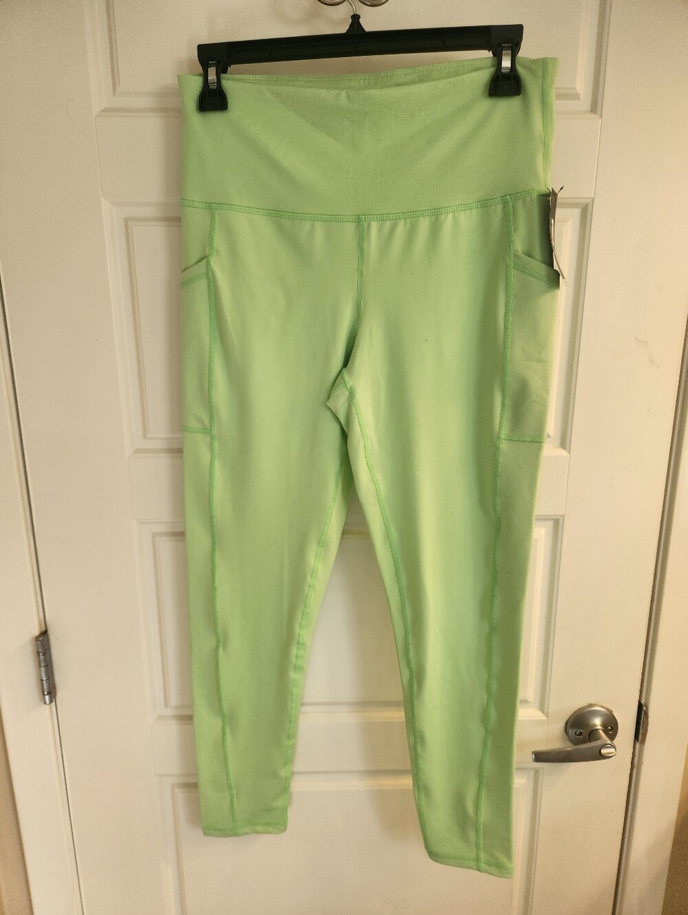 Ideology High-Waist Performance Leggings in Light Lime Green